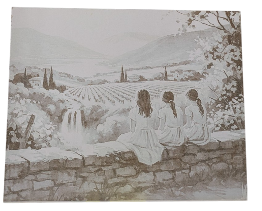 Three Girls in Tuscany