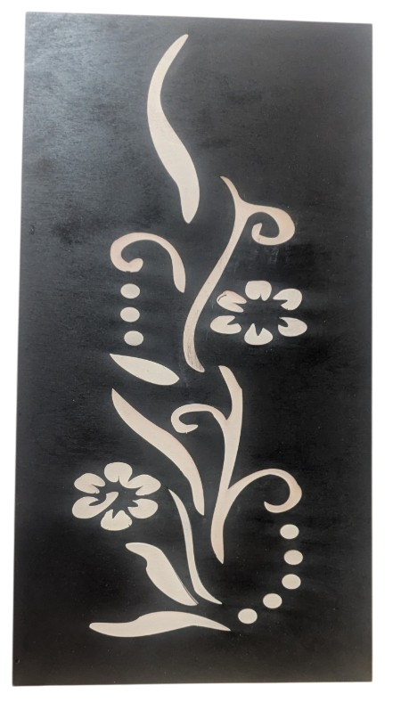 white on black modern art