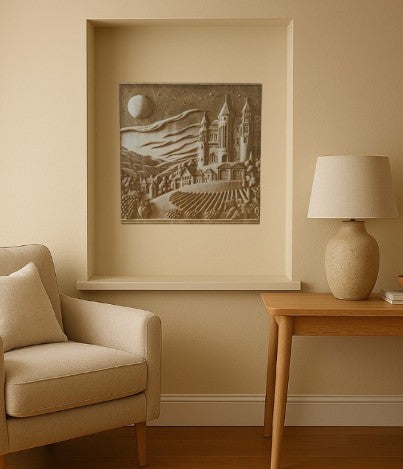 Vineyard with castle