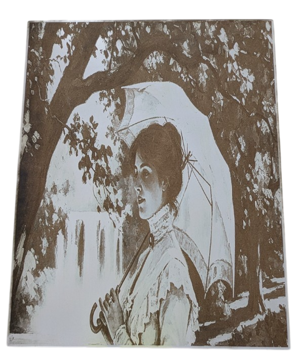 woman with umbrella